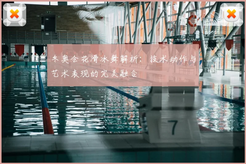 冬奥会花滑冰舞解析：技术动作与艺术表现的完美融合